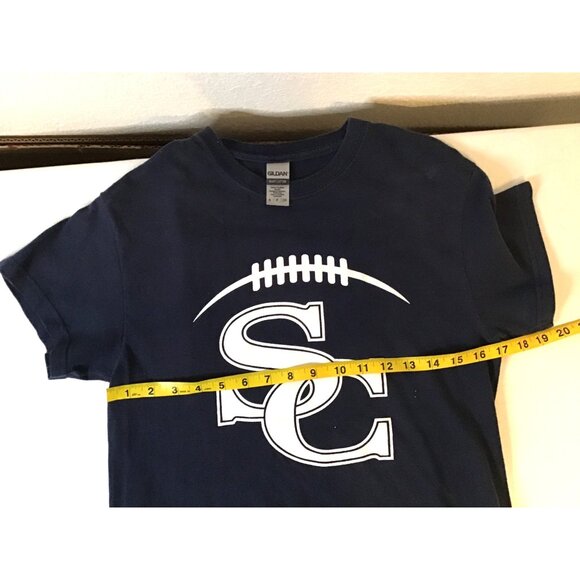 GILDAN-CREW NECK SHORT SLEEVE YOUTH CAMP FRONT & BACK GRAPHIC T-SHIRT SIZE SMALL - Picture 6 of 7